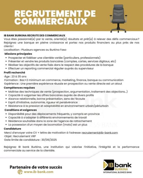 Recrutement des commerciaux 
