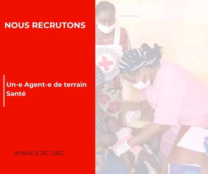 Recrutement d'un(e) agent de terrain Santé 