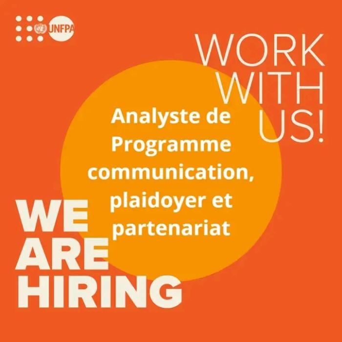 Recrutement d'analystes de programme communication, plaidoyer et partenariat