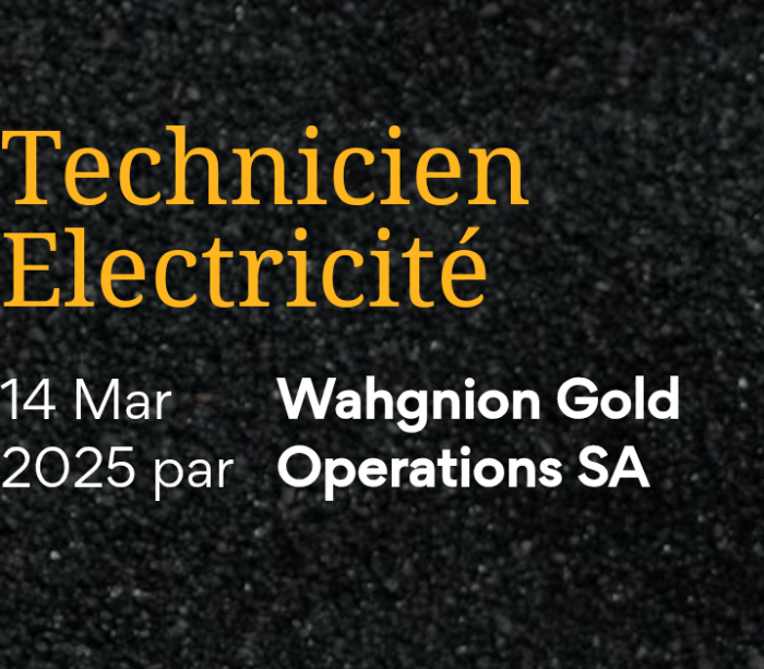 Recrutement d'un technicien électricité 